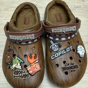 CROCS Brown Star Wars Clogs with Character Designs